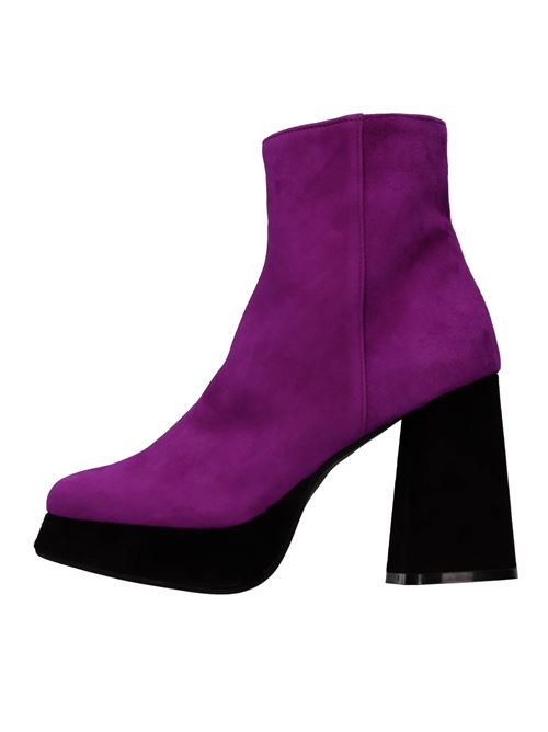 Suede ankle boots FESTA | NOSSA CAM.VIOLA-NERO